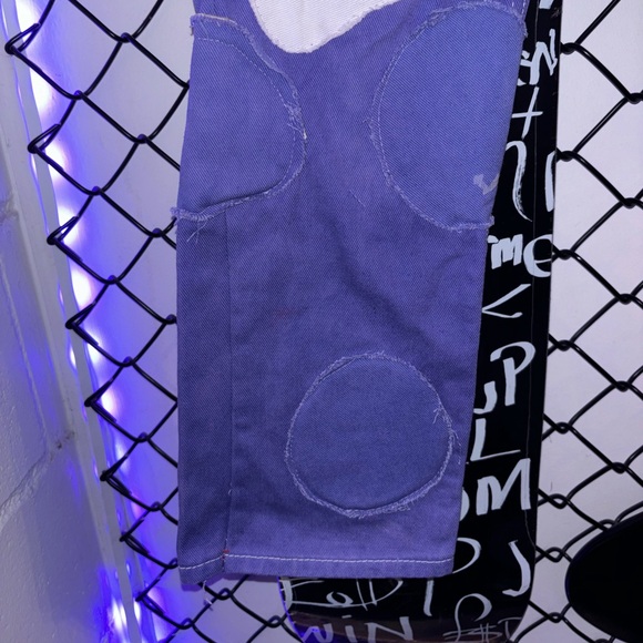 Purple Skull Designer Jeans - Picture 4 of 7